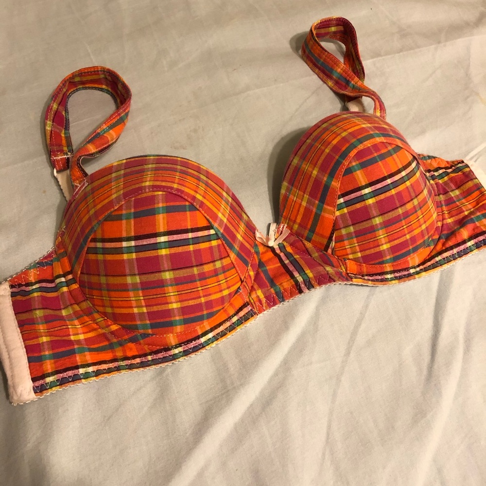 Vintage Multi Colored Bra